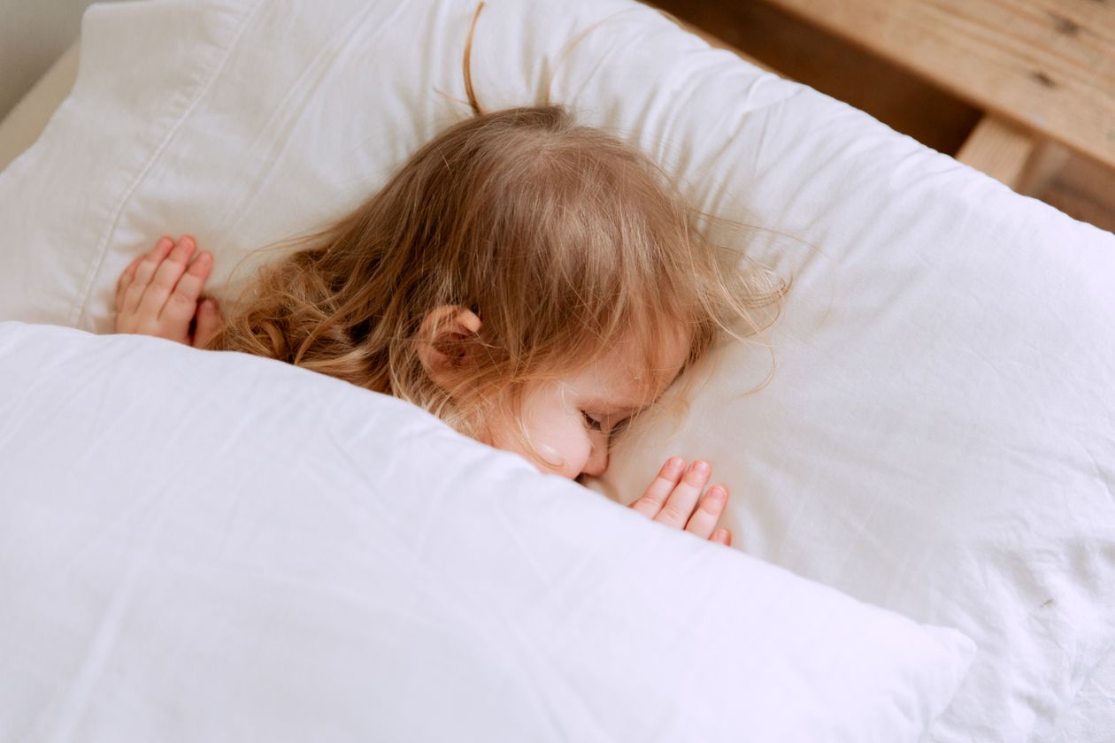 Toddler sleeping peacefully