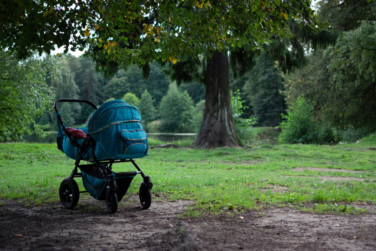 when can a baby face forward in a stroller